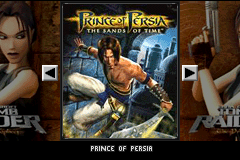 Prince of Persia - The Sands of Time & Lara Croft - Tomb Raider Title Screen